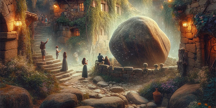 La Mística Roca de los Deseos de la aldea de Castelo Mendo